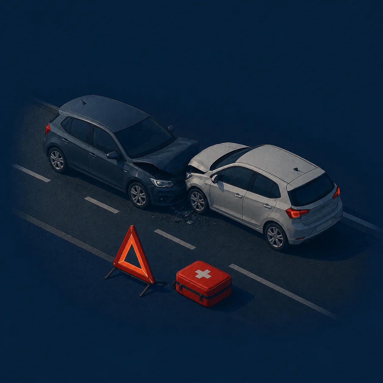 Illustration — Accident & premiers secours
