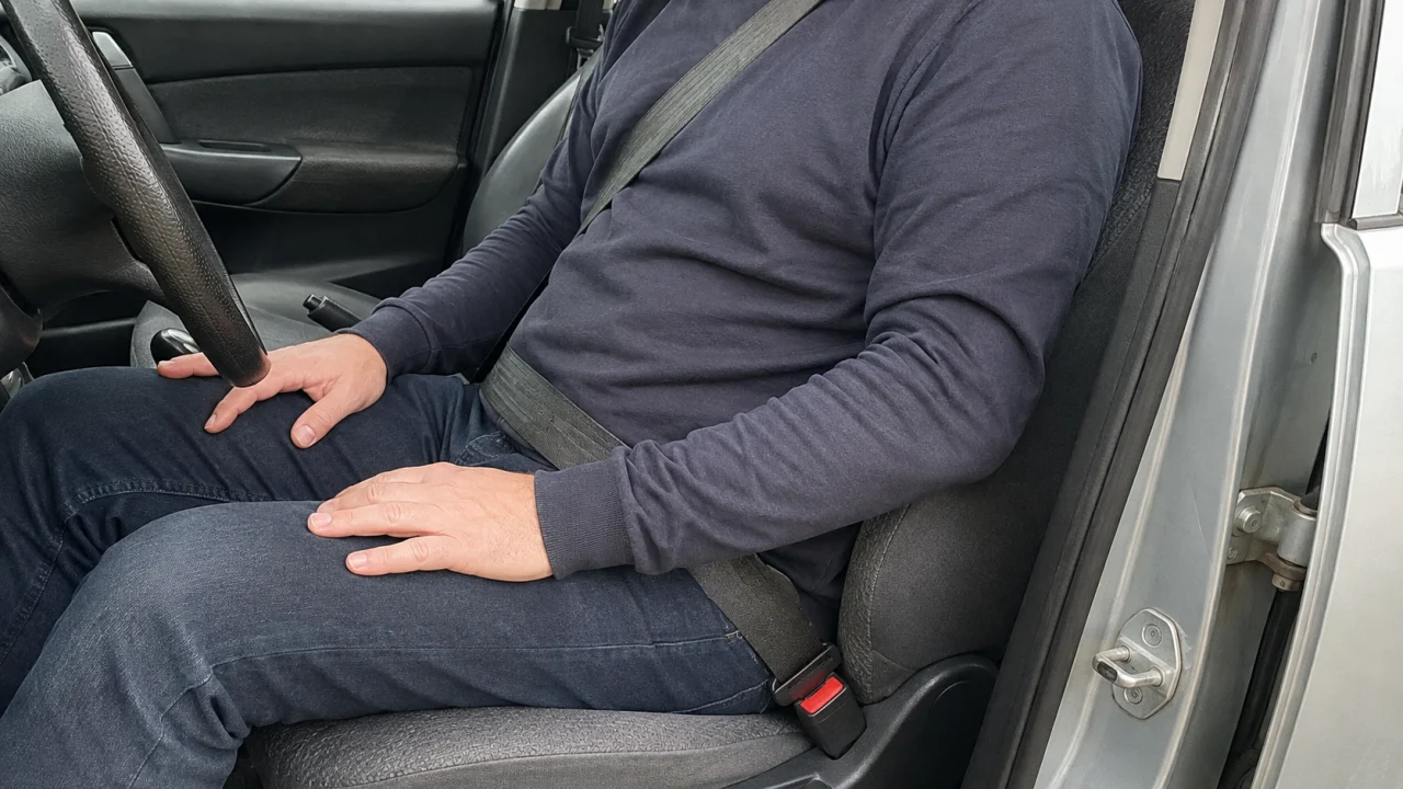 À quelles places la ceinture est-elle obligatoire dans cette voiture ?