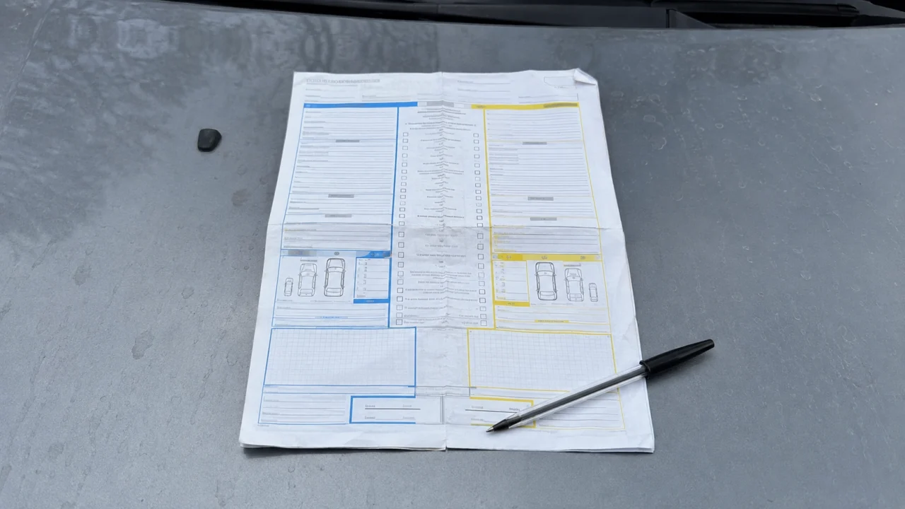 Vous remplissez ce document après un accrochage. Le signer, est-ce reconnaître votre responsabilité ?