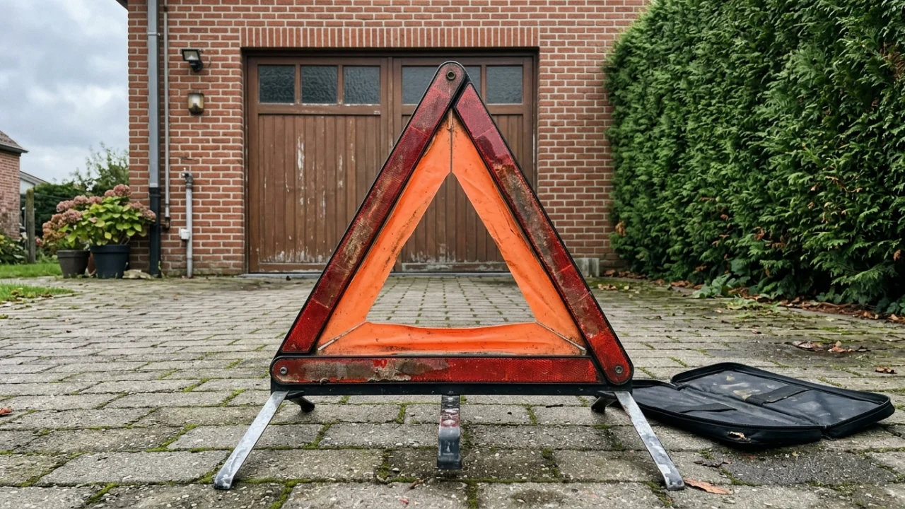 Sur une route ordinaire, à quelle distance au moins places-tu ce triangle derrière ton véhicule ?