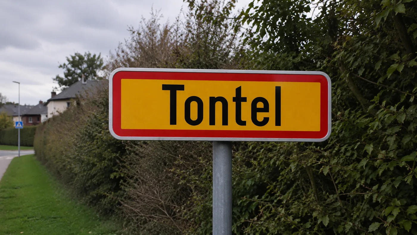 Panneau de localité portant seulement le nom de la commune