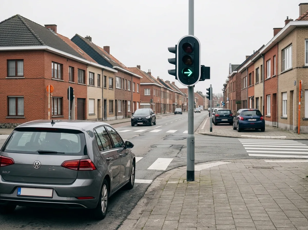 Feu de signalisation affichant une flèche verte dirigée vers la droite