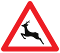 Panneau belge A27 - Traversee d'animaux domestiques