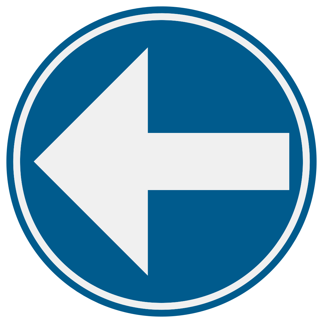 Obligation de tourner à gauche