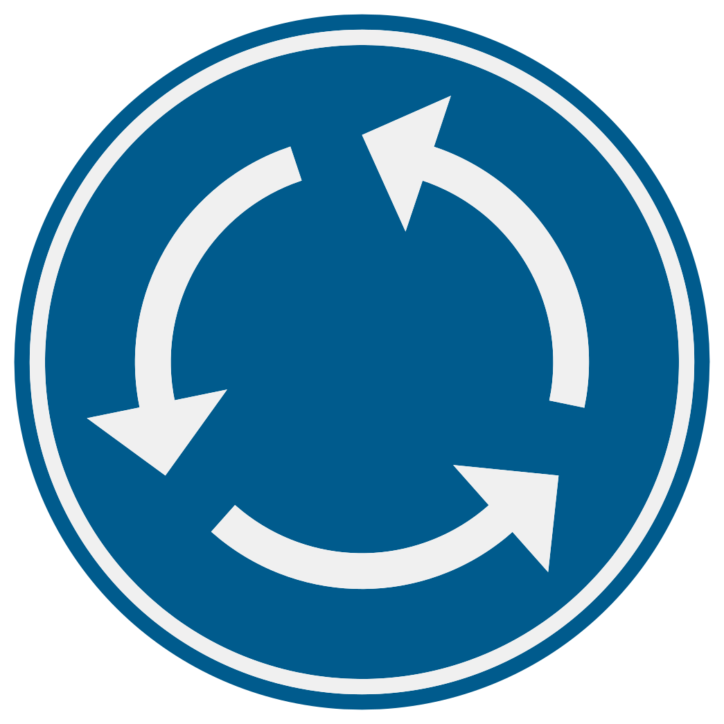 Sens giratoire obligatoire (rond-point)